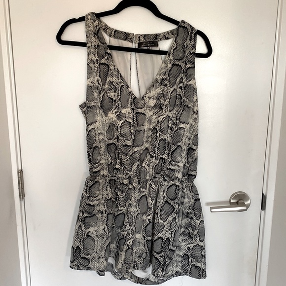Animal print short romper - Picture 1 of 2